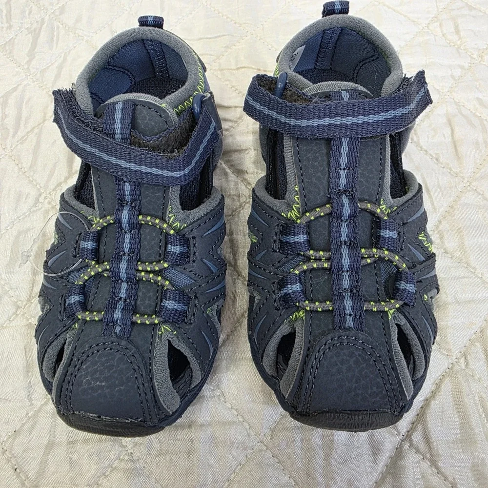 Merrell Kid's Hydro Junior Sport Sandal Blue/Green Size 6M TODDLER